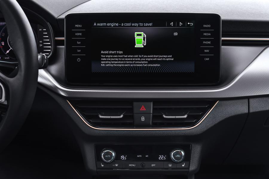 Детали интерьера Skoda Kamiq 2019 года  (WW) (фото 83 из 217)